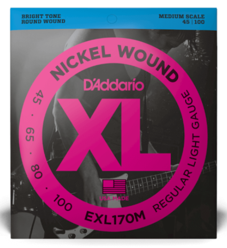 Daddario EXL170M Medium Scale, 45-100